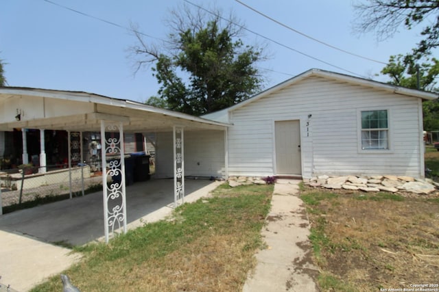 311 Sylvia, San Antonio, TX 78237 - view of front of home with a carport