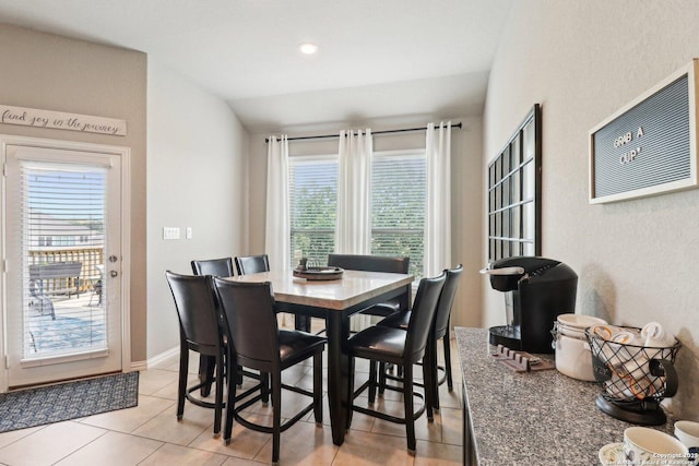 2730 Tortuga Verde, San Antonio, TX 78245 - dining space featuring plenty of natural light, light tile patterned floors, and recessed lighting