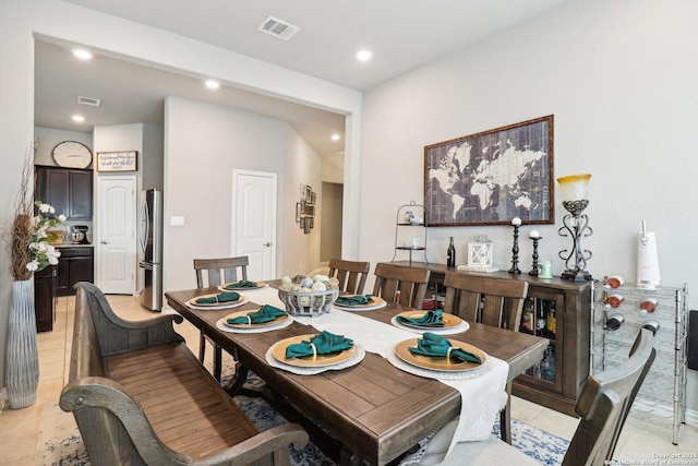 2730 Tortuga Verde, San Antonio, TX 78245 - dining area featuring recessed lighting and light tile patterned floors