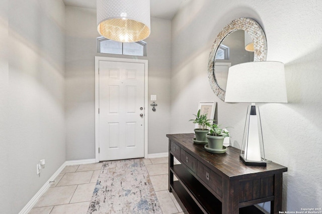 2730 Tortuga Verde, San Antonio, TX 78245 - foyer with light tile patterned floors and baseboards