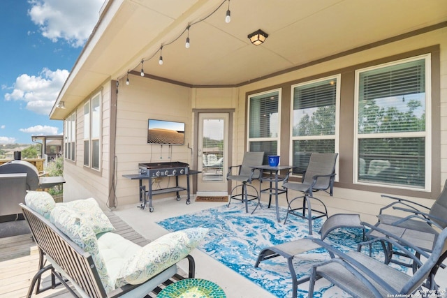 2730 Tortuga Verde, San Antonio, TX 78245 - view of patio with outdoor lounge area and area for grilling
