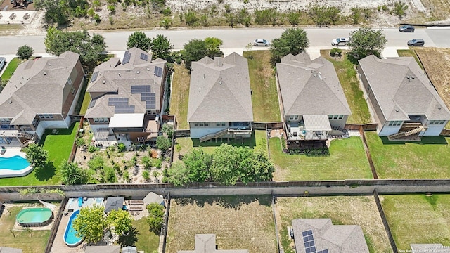 2730 Tortuga Verde, San Antonio, TX 78245 - aerial perspective of suburban area featuring a pool area
