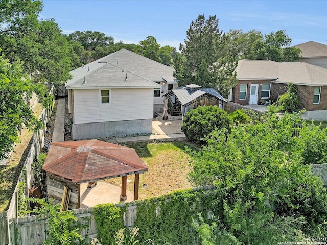 7142 Coral Spgs, San Antonio, TX 78250 - back of property with a fenced backyard and a deck