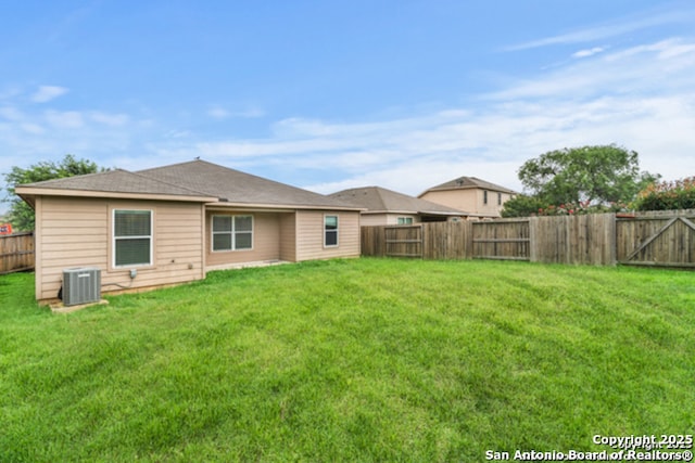3823 Southern Sky, San Antonio, TX 78222 - rear view of property with central AC unit