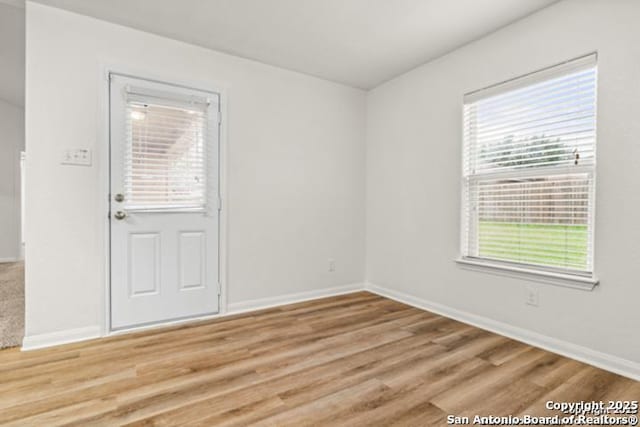 3823 Southern Sky, San Antonio, TX 78222 - unfurnished room featuring light wood-style floors and baseboards