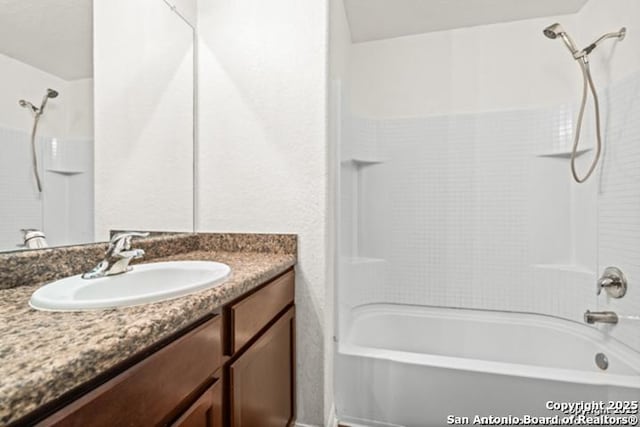 3823 Southern Sky, San Antonio, TX 78222 - bathroom featuring shower / bathtub combination and vanity