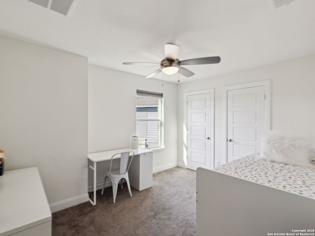 20310 Roche Oak, San Antonio, TX 78259 - carpeted bedroom featuring baseboards and ceiling fan