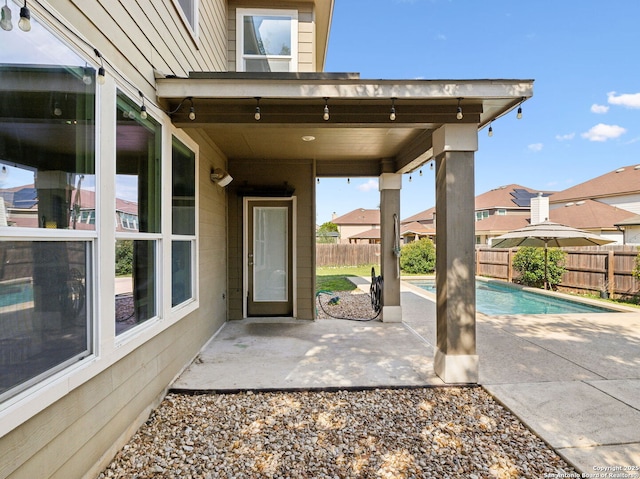 20310 Roche Oak, San Antonio, TX 78259 - fenced backyard featuring a patio and a residential view