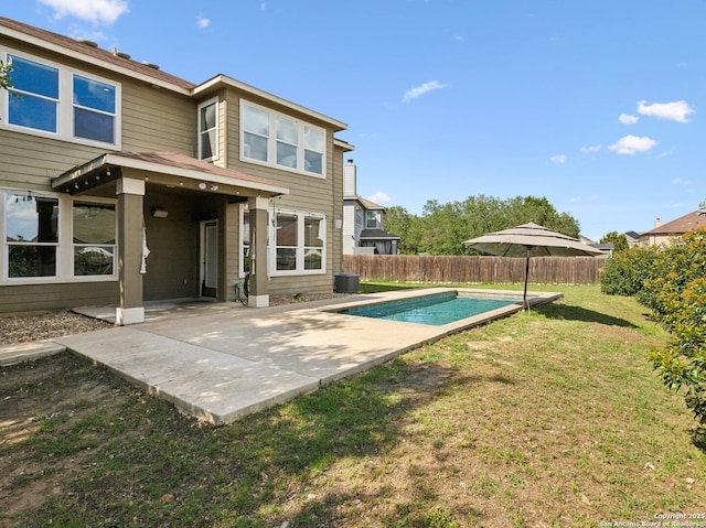 20310 Roche Oak, San Antonio, TX 78259 - back of property featuring a patio area and central AC