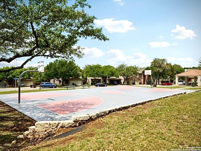 20310 Roche Oak, San Antonio, TX 78259 - view of sport court featuring community basketball court and a lawn