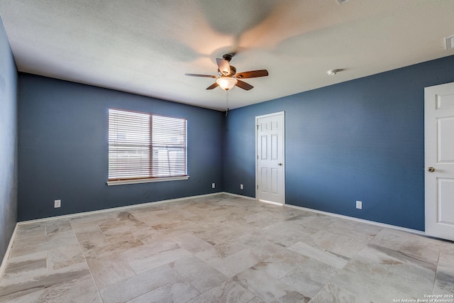 12707 Avens Arbor, San Antonio, TX 78253 - spare room with ceiling fan and baseboards
