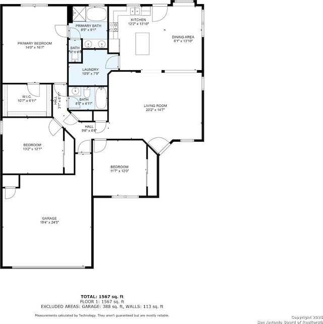 12707 Avens Arbor, San Antonio, TX 78253 - home floor plan