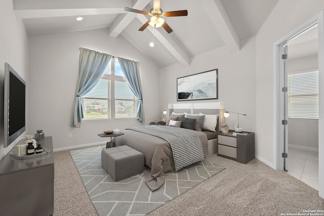 6595 Mason Vly, Schertz, TX 78108 - bedroom with carpet, baseboards, recessed lighting, and a ceiling fan
