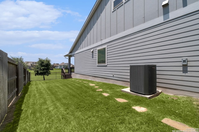 6595 Mason Vly, Schertz, TX 78108 - view of yard with cooling unit