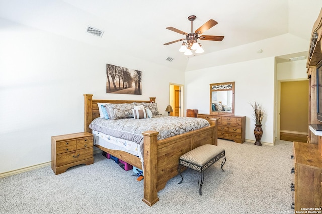 448 Western, Bandera, TX 78003 - bedroom featuring light carpet, baseboards, and a ceiling fan