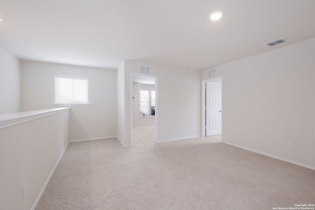 13735 Prospector Post, San Antonio, TX 78253 - unfurnished room with light carpet, baseboards, and recessed lighting