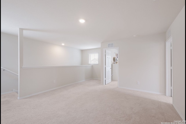 13735 Prospector Post, San Antonio, TX 78253 - below grade area with carpet, baseboards, and recessed lighting