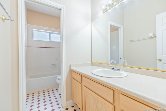 5535 Circle Oak Dr, Bulverde, TX 78163 - full bath with toilet, vanity, and shower / tub combination