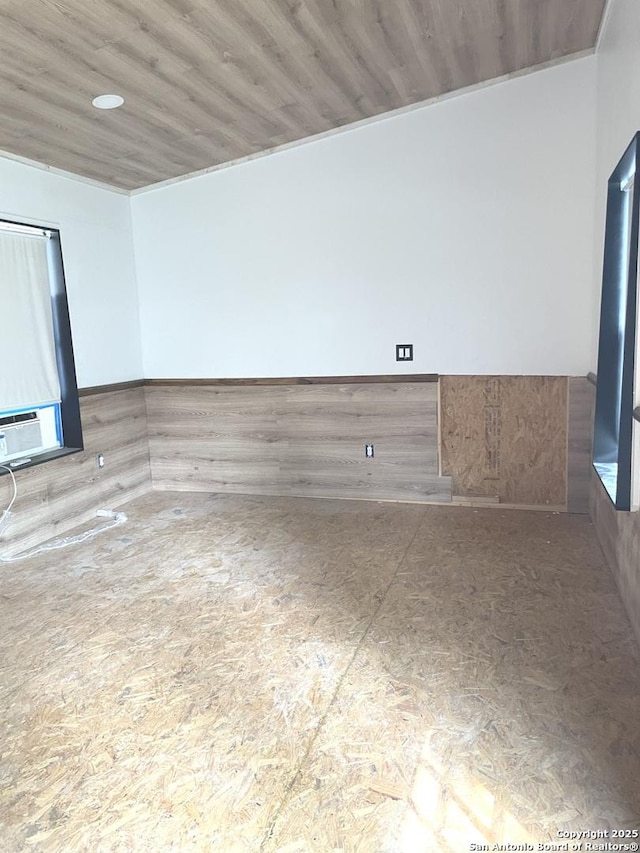 837 Denver, New Braunfels, TX 78130 - spare room with cooling unit and wainscoting