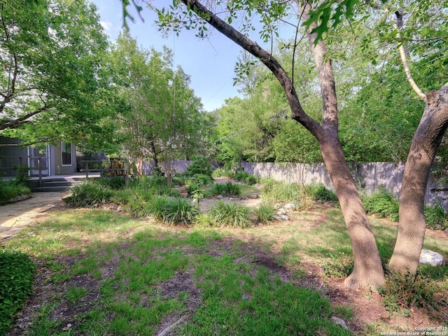 19914 Encino Moss, San Antonio, TX 78259 - view of yard with a deck