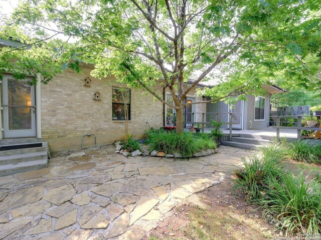 19914 Encino Moss, San Antonio, TX 78259 - exterior space with a patio and entry steps