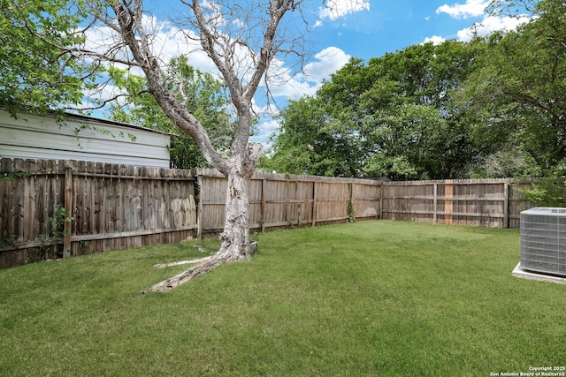 7311 Lansbury Dr, San Antonio, TX 78250 - view of yard with central air condition unit