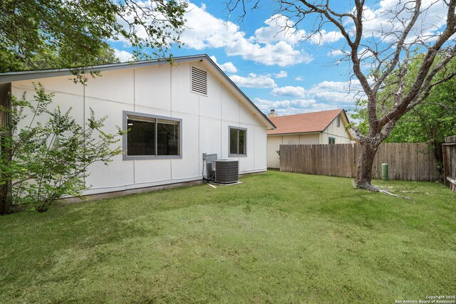 7311 Lansbury Dr, San Antonio, TX 78250 - back of house with central AC unit
