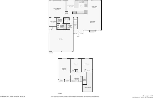 2926 Quail Oak, San Antonio, TX 78232 - room layout