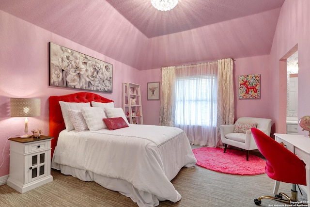 11 Gemsbuck Rise, San Antonio, TX 78258 - bedroom with lofted ceiling