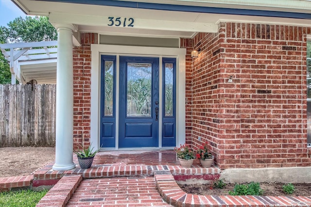 3512 Mcalister, Schertz, TX 78154 - entrance to property featuring brick siding
