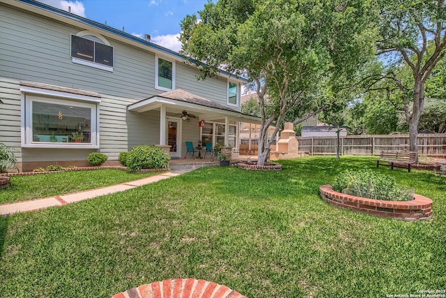 3512 Mcalister, Schertz, TX 78154 - view of front facade featuring ceiling fan