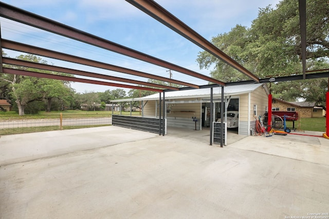 102 Southgate, Pleasanton, TX 78064 - view of patio with a carport