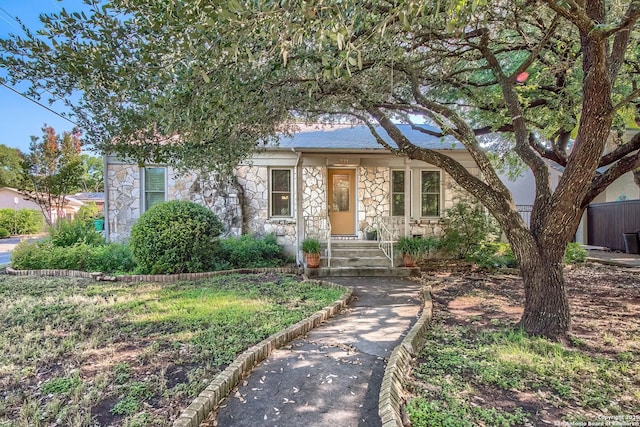 321 College, Alamo Heights, TX 78209 - view of front of property with stone siding