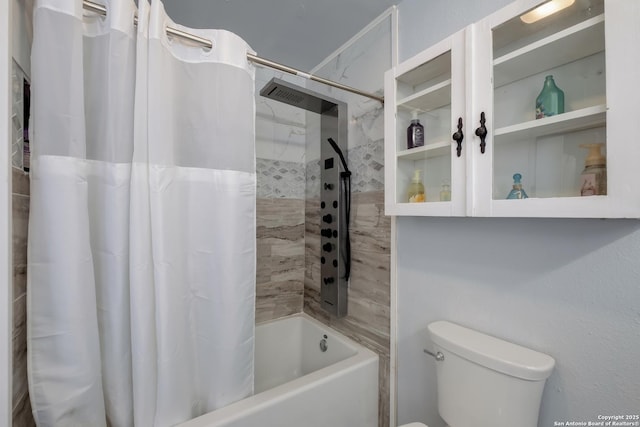 721 W Kings Hwy, San Antonio, TX 78212 - bathroom with shower / bath combo and toilet