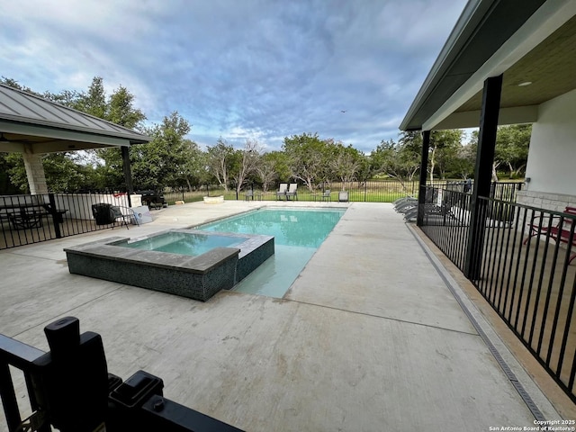 34 Lazy Day, Concan, TX 78838 - view of swimming pool with a patio area and a pool with connected hot tub