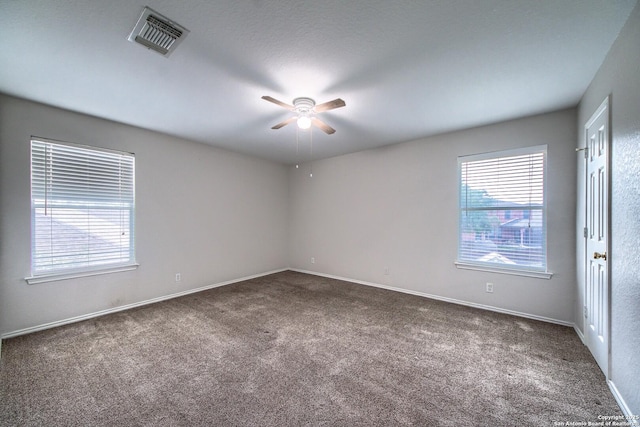 112 Springtree Bnd, Cibolo, TX 78108 - empty room featuring ceiling fan, carpet floors, and baseboards