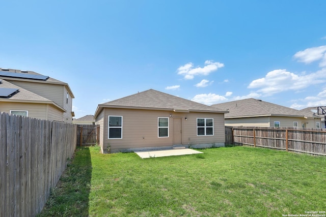 7150 Pisces, Converse, TX 78109 - rear view of house featuring a patio area and a shingled roof