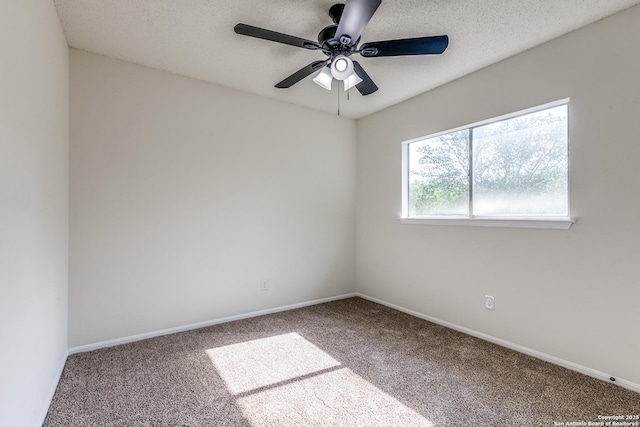 2602 Leslie Nicole, San Antonio, TX 78237 - spare room with carpet, baseboards, and a ceiling fan