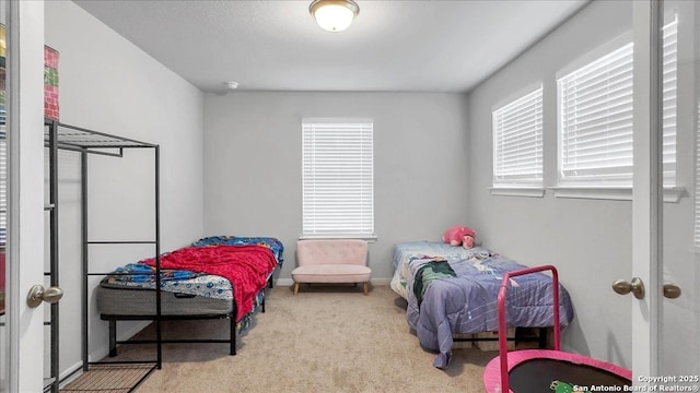 229 Colebrook Way, Cibolo, TX 78108 - carpeted bedroom featuring multiple windows and baseboards