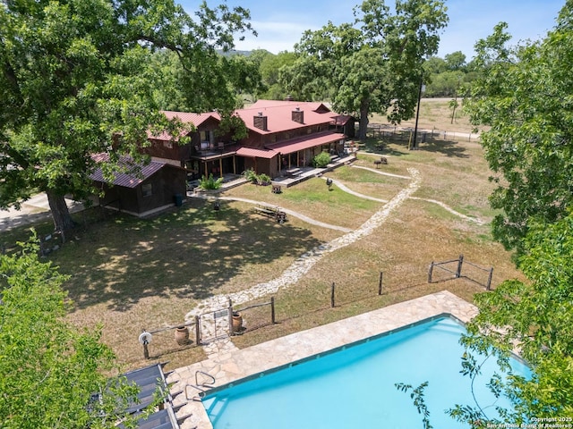 6641 Rr 1120 Unit A, B, Rio Frio, TX 78879 - view of outdoor pool