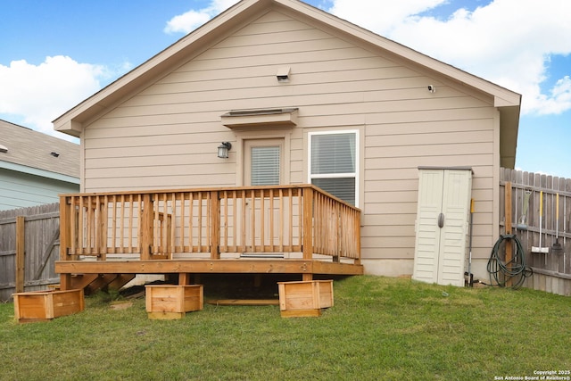 1206 Kiskadee Way, San Antonio, TX 78245 - rear view of house featuring a deck