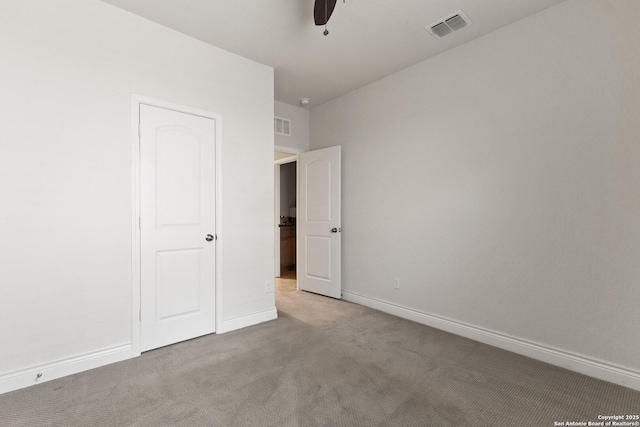 122 Braeburn, Boerne, TX 78015 - unfurnished bedroom with carpet floors, baseboards, and a ceiling fan