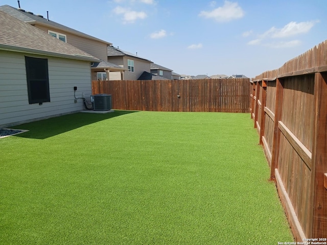 9321 Devils Riv, Converse, TX 78109 - view of yard with central air condition unit