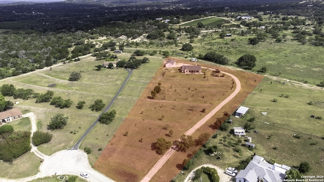 187 Tracks Trl, Center Point, TX 78010 - aerial overview of property's location with rural landscape