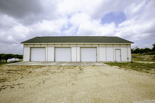 187 Tracks Trl, Center Point, TX 78010 - view of detached garage