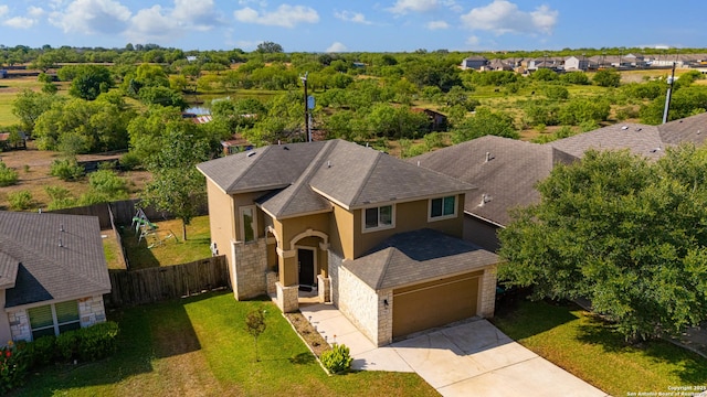 7702 Bit Cir, Elmendorf, TX 78112 - aerial view of property and surrounding area
