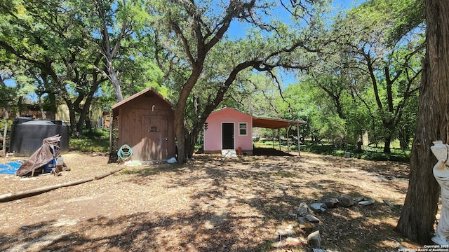 12151 Park Road 37, Lakehills, TX 78063 - view of yard