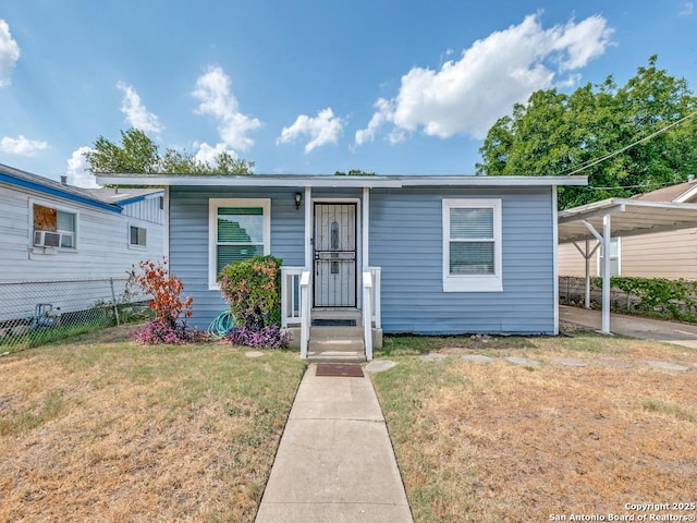 815 Flanders, San Antonio, TX 78211 - view of front of property featuring a carport and cooling unit