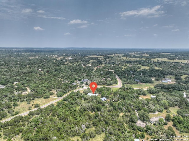 163 Eden Rnch, Canyon Lake, TX 78133 - aerial view of property's location featuring a forest