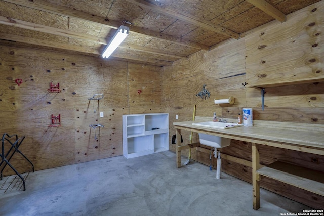 121 N Spanish Oak Trl, Kerrville, TX 78028 - misc room with concrete floors
